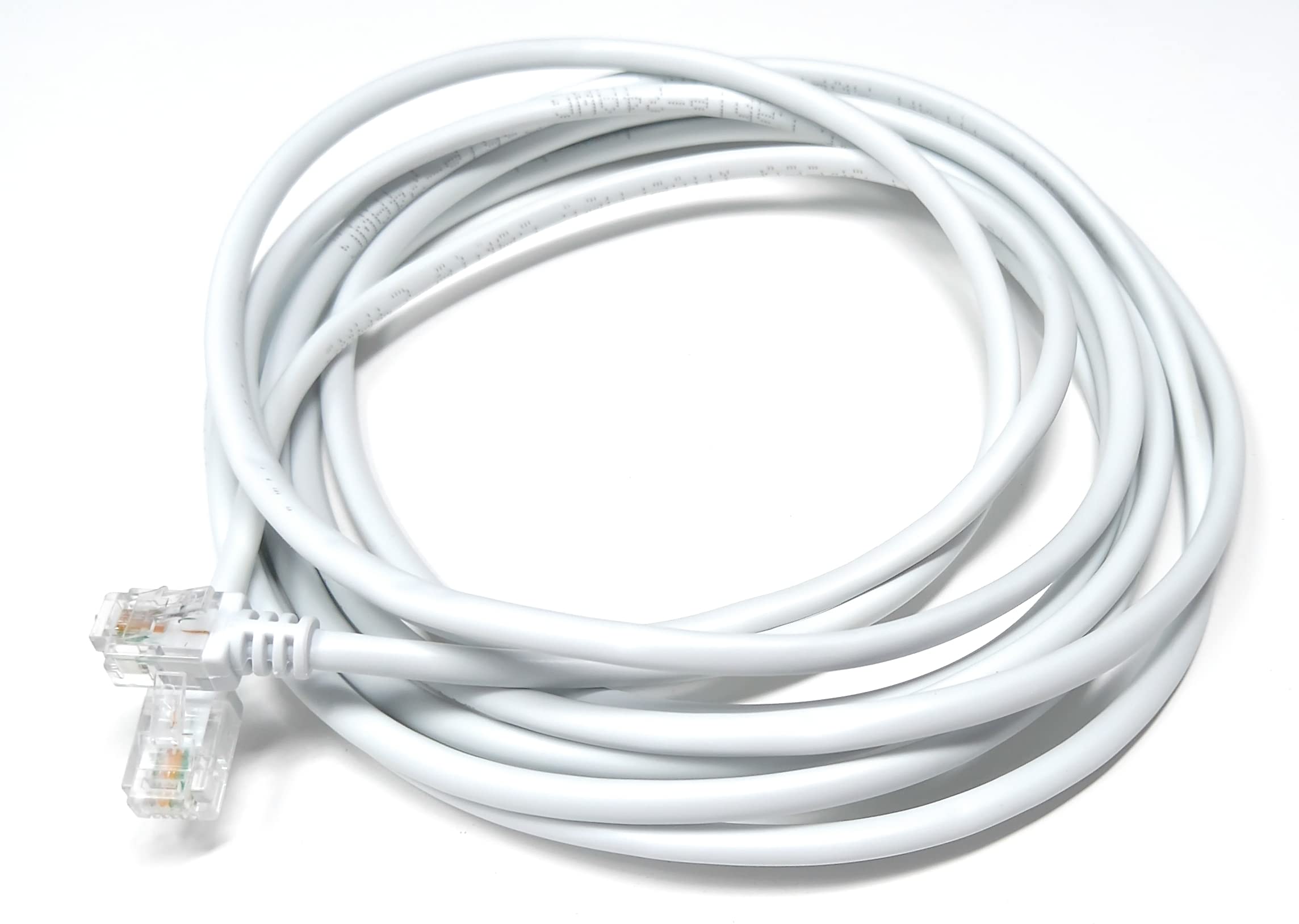 RJ11 to RJ11 ADSL 2 High Speed Broadband Modem Telephone Cable Transmits Data Up to 100 Mbits/sec, 26 AWG Supports Analogue or Digital (DSL/ISDN) Applications