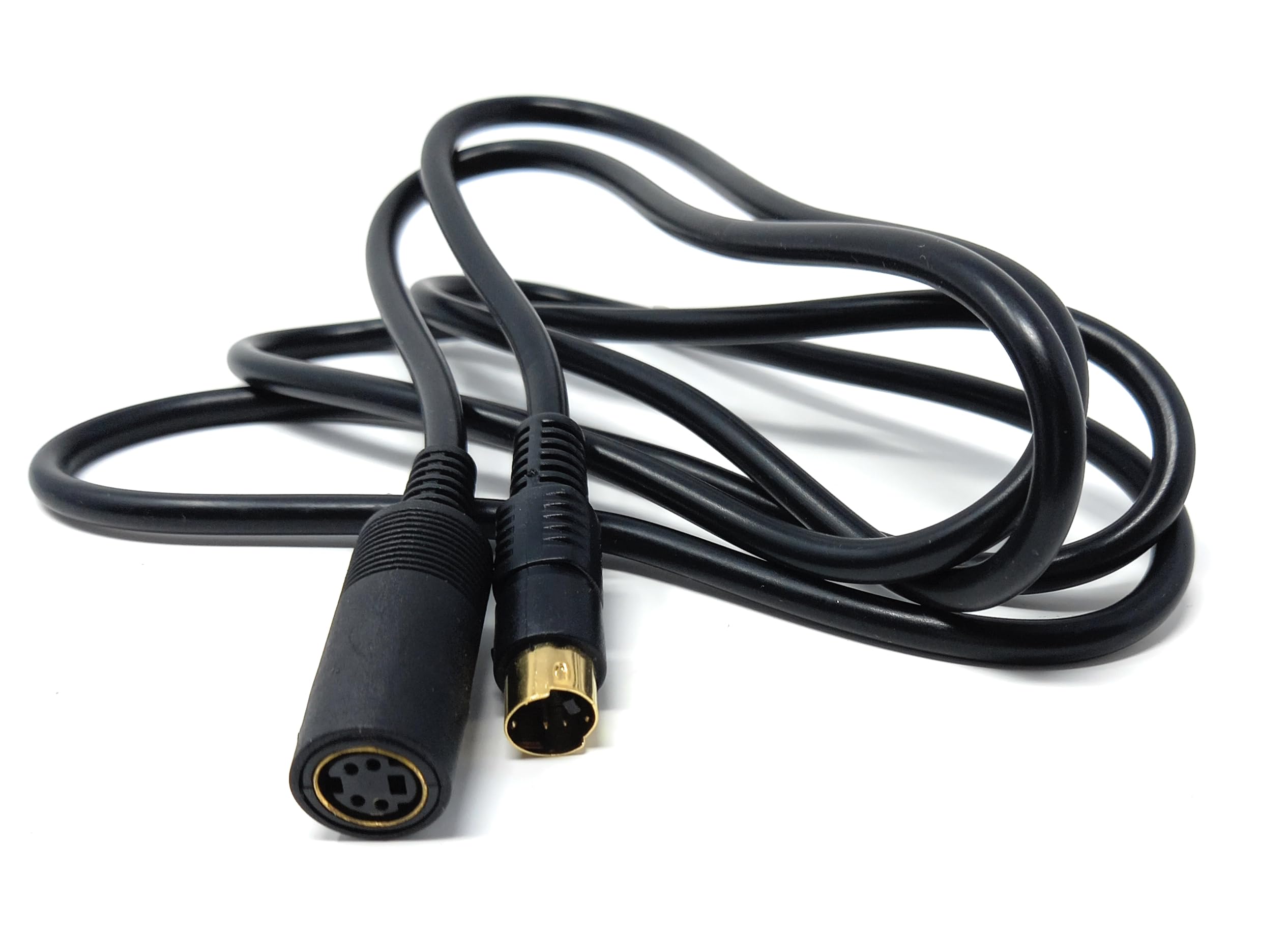 DRUT S-Video Extension Cable, 4 Pin Mini Din (Male to Female) Lead Cord