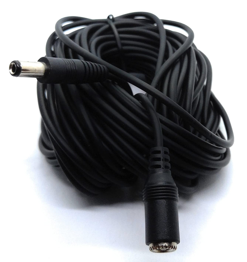 DRUT 2.5mm x 5.5mm Male to Female Power DC Connector Extension Cable Lead for CCTV Cameras, LED Lights