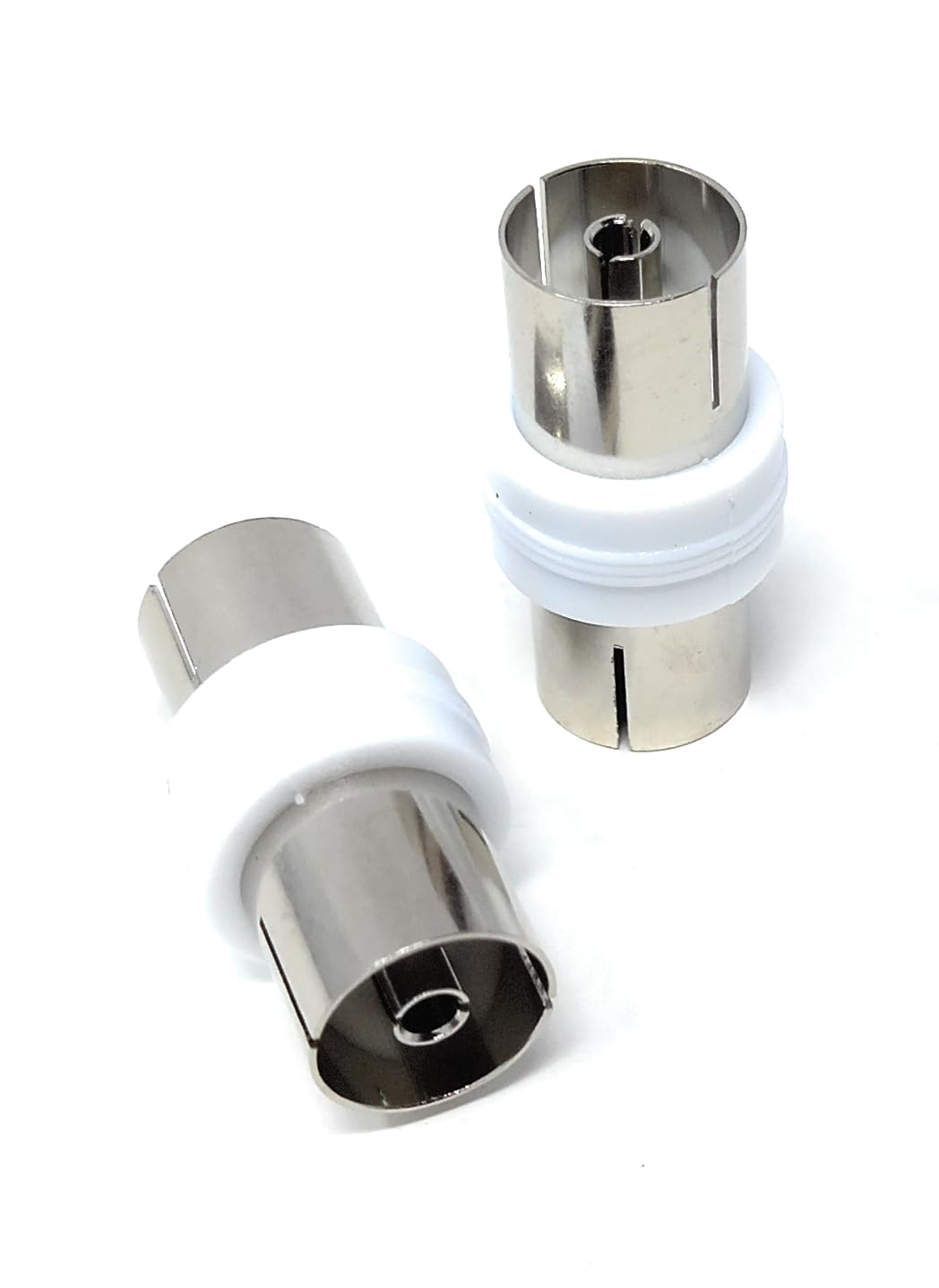DRUT TV Aerial RF Lead Coupler Female to Female Socket Coaxial Connector, Coaxial Cable Adapter, Gender Changer