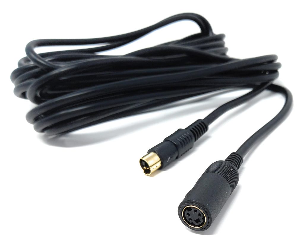 DRUT S-Video Extension Cable, 4 Pin Mini Din (Male to Female) Lead Cord