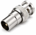 DRUT TV RF Male Plug to BNC Male Plug Coaxial Adapter - Perfect for CCTV, Radio, and AV Connections