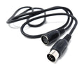DRUT MIDI 5-PIN DIN Extension Cable, Male to Female, for MIDI Keyboard, Electric Piano, Synthesiser, MIDI Guitar