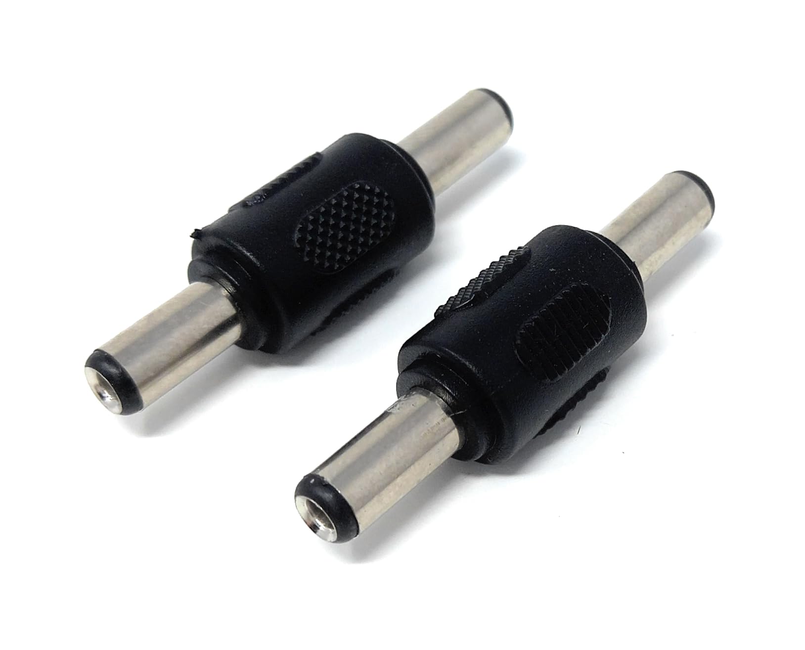 DRUT 5.5mm x 2.5mm DC Power Coupler Male to Male Plugs Gender Changer Cable Adapter