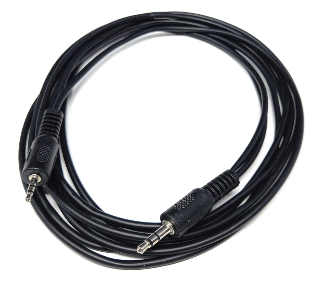 DRUT 2.5mm to 3.5mm 1/8'' Stereo Audio Jack Male to Male Cable, Auxiliary AUX Lead Cord