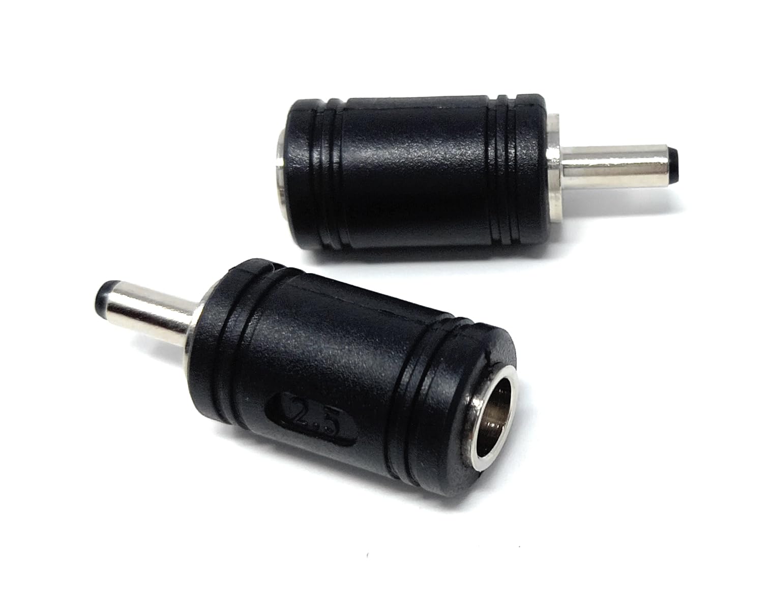 DRUT 3.5mm x 1.3mm Jack to 5.5 x 2.5mm DC In Line Socket, Jack to DC Jack Plug Cable Converter Adapter