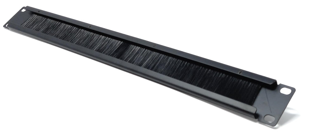 1U 19-inch Brush Plate Panel Cable Management for Data Cabinet Rack Mount, Tidy Cable Entry for Clean and Organized Environment
