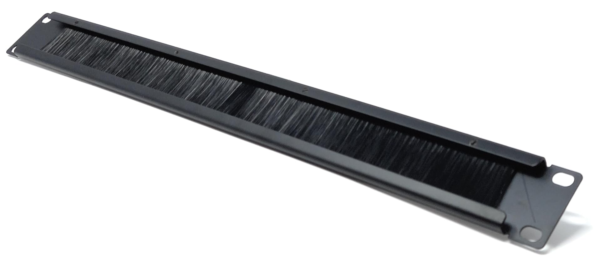 1U 19-inch Brush Plate Panel Cable Management for Data Cabinet Rack Mount, Tidy Cable Entry for Clean and Organized Environment