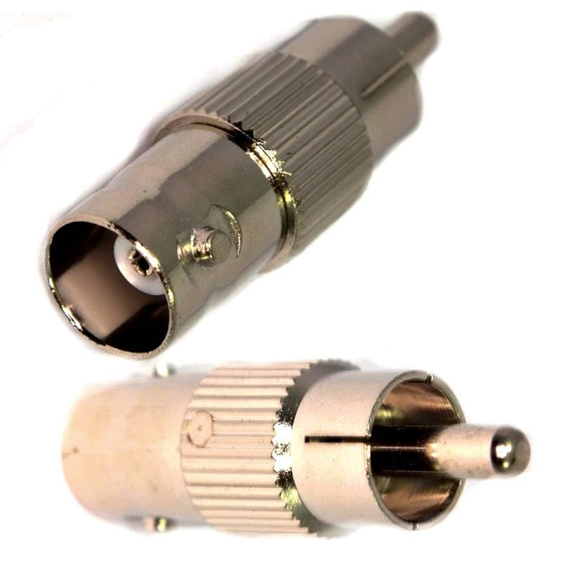 DRUT BNC to RCA Phono Male Female Connector Plug Adapter Converter for CCTV Camera Cable