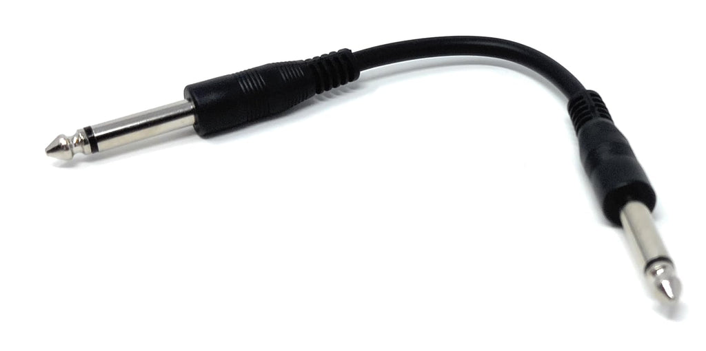 DRUT 6.35mm 1/4" TS Mono Jack to Jack Plug Lead for Guitar, Amplifiers, Music Instruments, Speakers, Microphone Cable