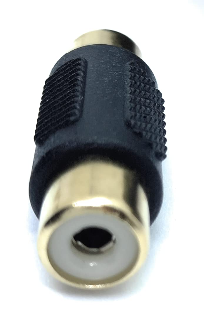 RCA to RCA Coupler Adapter, Socket to Socket for Audio and Video Cables