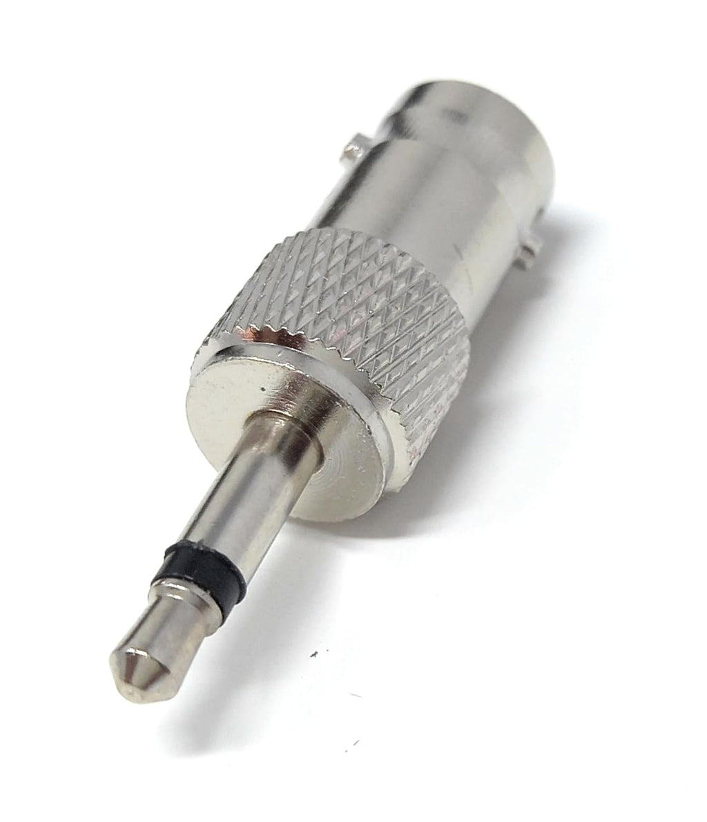 DRUT BNC Socket to 3.5mm Male Mono Jack Plug Composite Coax Cable Adapter