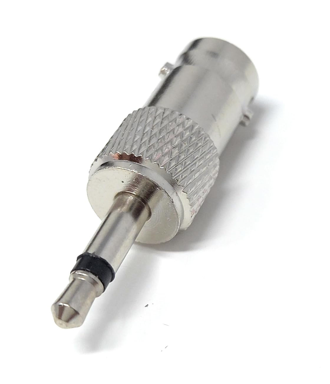 DRUT BNC Socket to 3.5mm Male Mono Jack Plug Composite Coax Cable Adapter
