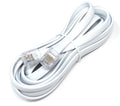 DRUT FLAT RJ12 to RJ12 6P6C Cable Lead Plug to Plug (RJ11 with 6 pin Wire)