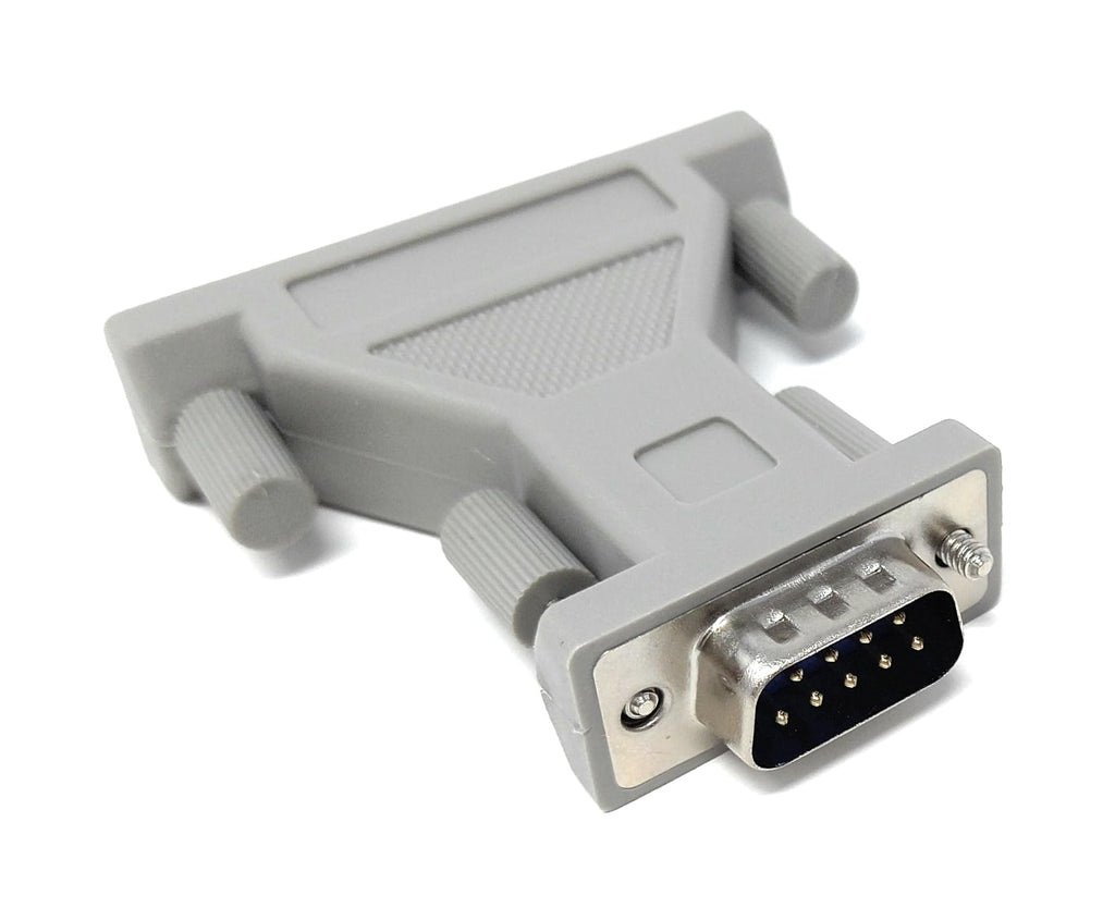 DRUT D9 Male to D25 Female Serial Adapter – 9-Pin to 25-Pin DB RS-232 Connector, D9 Fully Wired for Legacy Devices