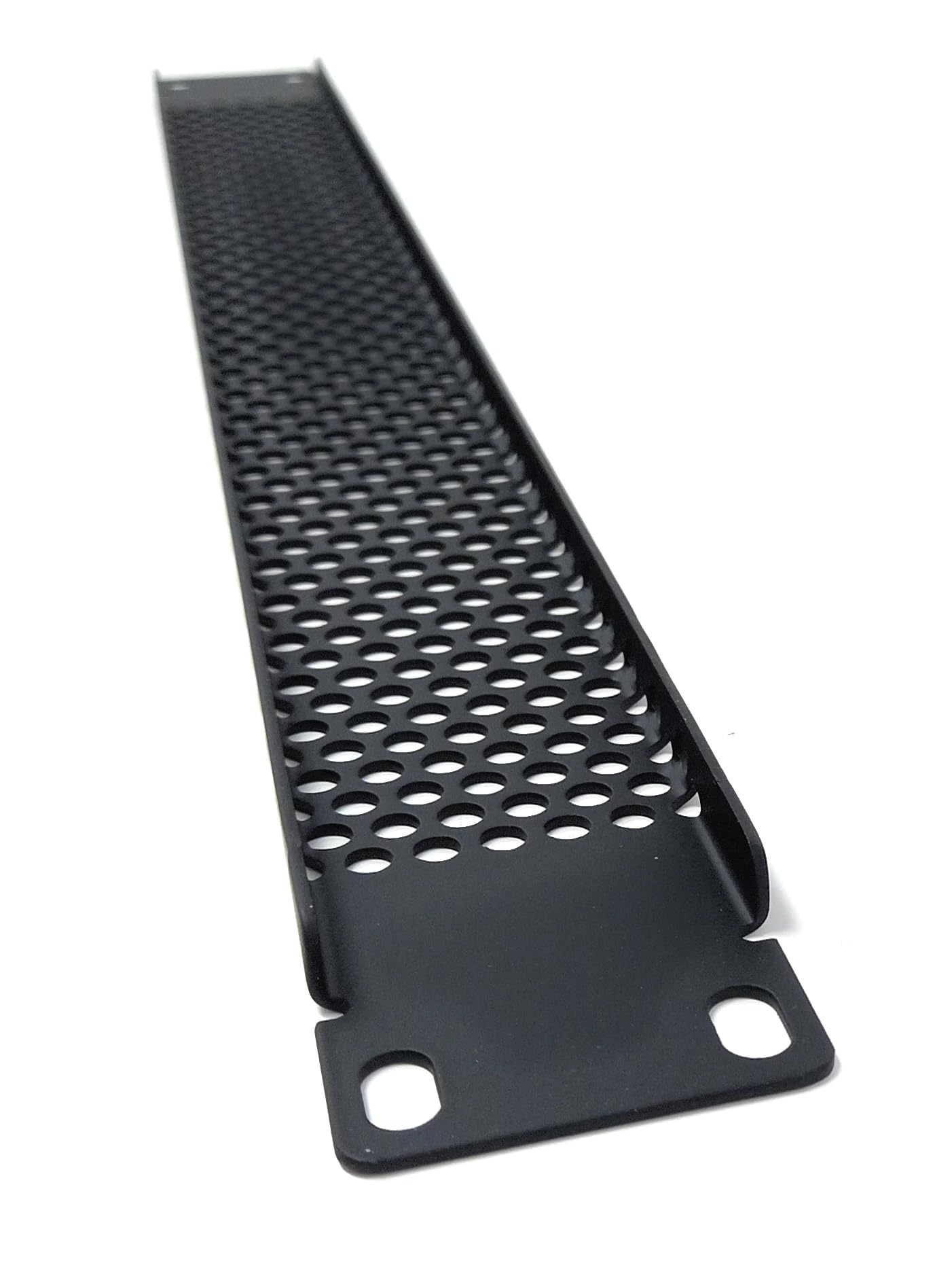 1U Mesh Vented Blanking Plate – Metal Panel for 19-Inch Rack, Server Cabinet, Network Enclosure, Improves Airflow & Cable Management