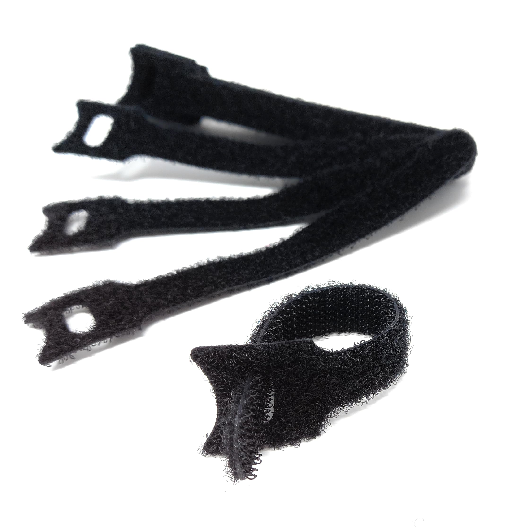 Hook & Loop Reusable Cable Ties 135mm x 12mm – 10 Pack – Adjustable Cord Organizer Straps for Wires, Cables, Home, Office & Electronics – Durable & Reusable Fastening Ties