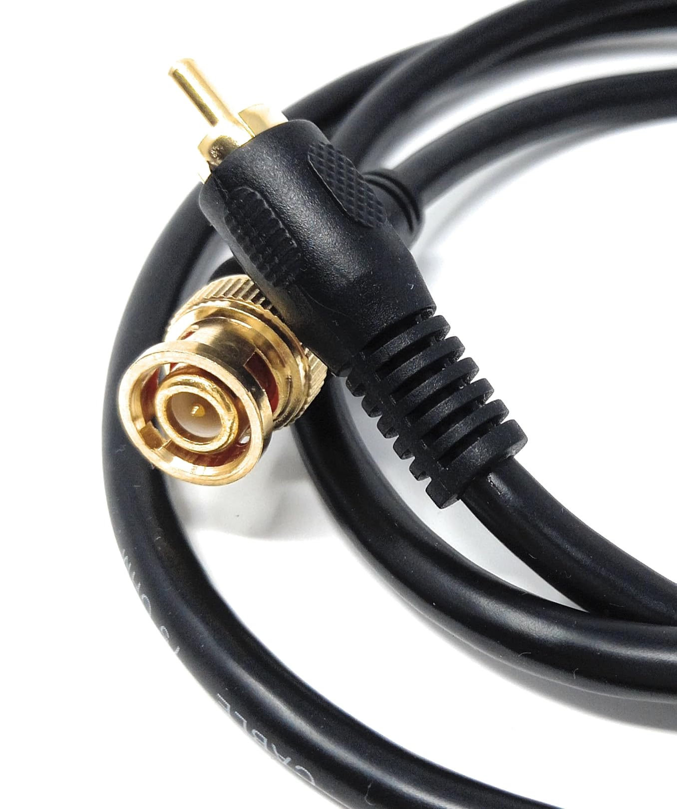 DRUT BNC to RCA Phono Plug CCTV Cameras Coax Male to Male 75R Video Cable Lead