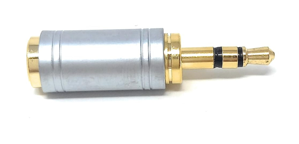 DRUT 2.5mm Socket to 3.5mm Jack Plug Stereo Headphone Audio Cable Adapter