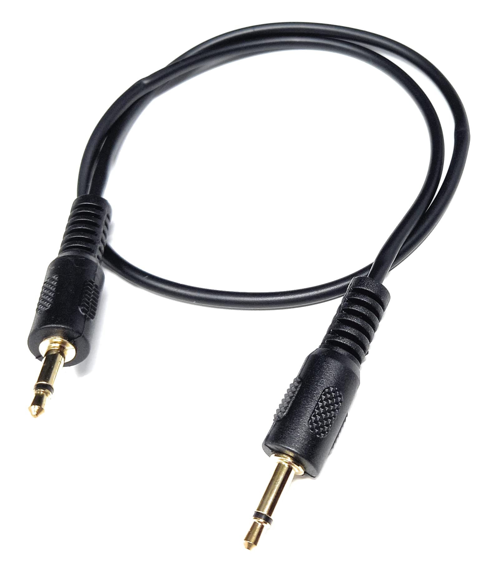Mono 3.5mm to 3.5mm Mono Jack Plug Male to Male Cable Lead, Gold Connectors