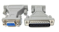 DRUT DB9 Female to DB25 Male Serial Adapter, 9-Pin to 25-Pin RS-232 Connector, Legacy Device Compatible