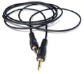 Mono 3.5mm to 3.5mm Mono Jack Plug Male to Male Cable Lead, Gold Connectors
