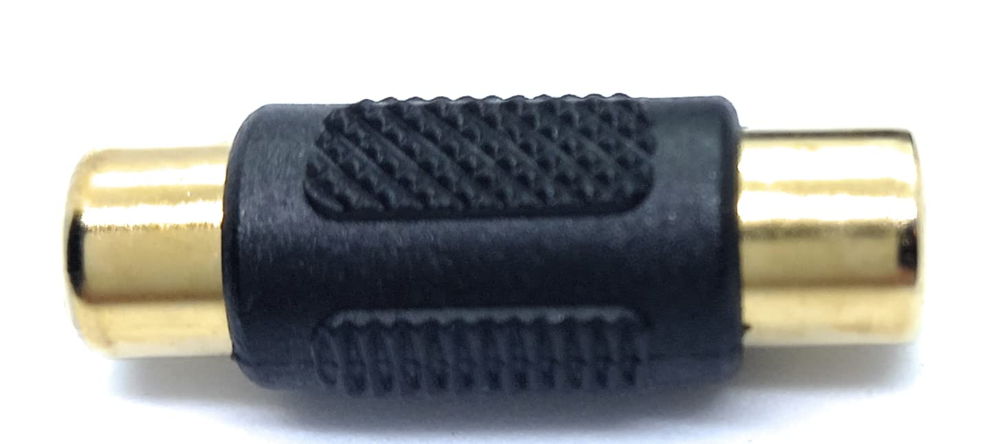 RCA to RCA Coupler Adapter, Socket to Socket for Audio and Video Cables
