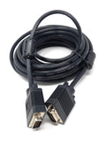 DRUT VGA to VGA Cable 15 pin SVGA Male to Male for Monitor Computer PC Laptops TV Projectors Extension Lead, HD15 All Data Pins Connected