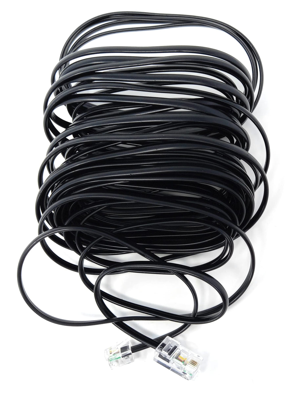 DRUT Flat RJ11 to RJ45 Male to Male 4 wire Broadband, Modem Cable Lead