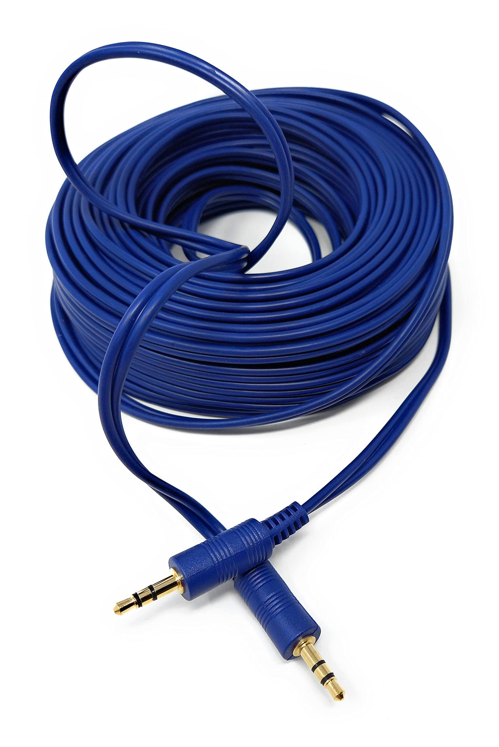 DRUT 3.5mm to 3.5mm Stereo Audio AUX Cable Gold Connectors, Small 3 pin Jack to Jack Speaker Lead