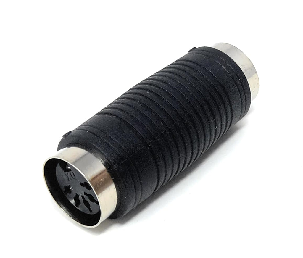 DRUT MIDI 5-Pin DIN Female to Female Coupler, MIDI Cable Joiner Adapter for Extending MIDI Connections, Gender Changer