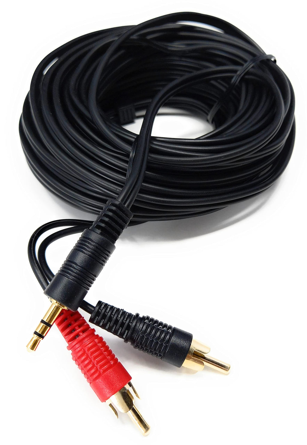 DRUT 3.5mm to Twin RCA Stereo Aux Phono Audio Cable Mini Jack Lead Cord Y Splitter Headphone Cord RCA Y Splitter Adapter