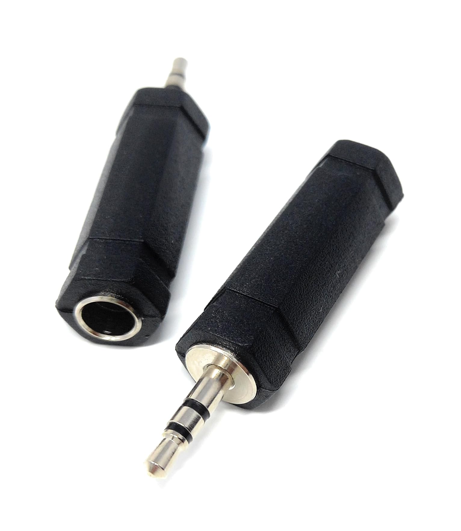 DRUT 3.5mm Stereo Plug to 6.35mm Stereo Socket Audio Adapter 1/4 inch Female to 1/8 inch Male Headphone Microphone Cable Converter