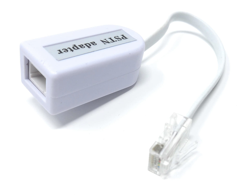 DRUT BT Socket to RJ45 Plug PSTN 6 Pin Adaptor Full Master Phone Line Leaded Telephone Converter