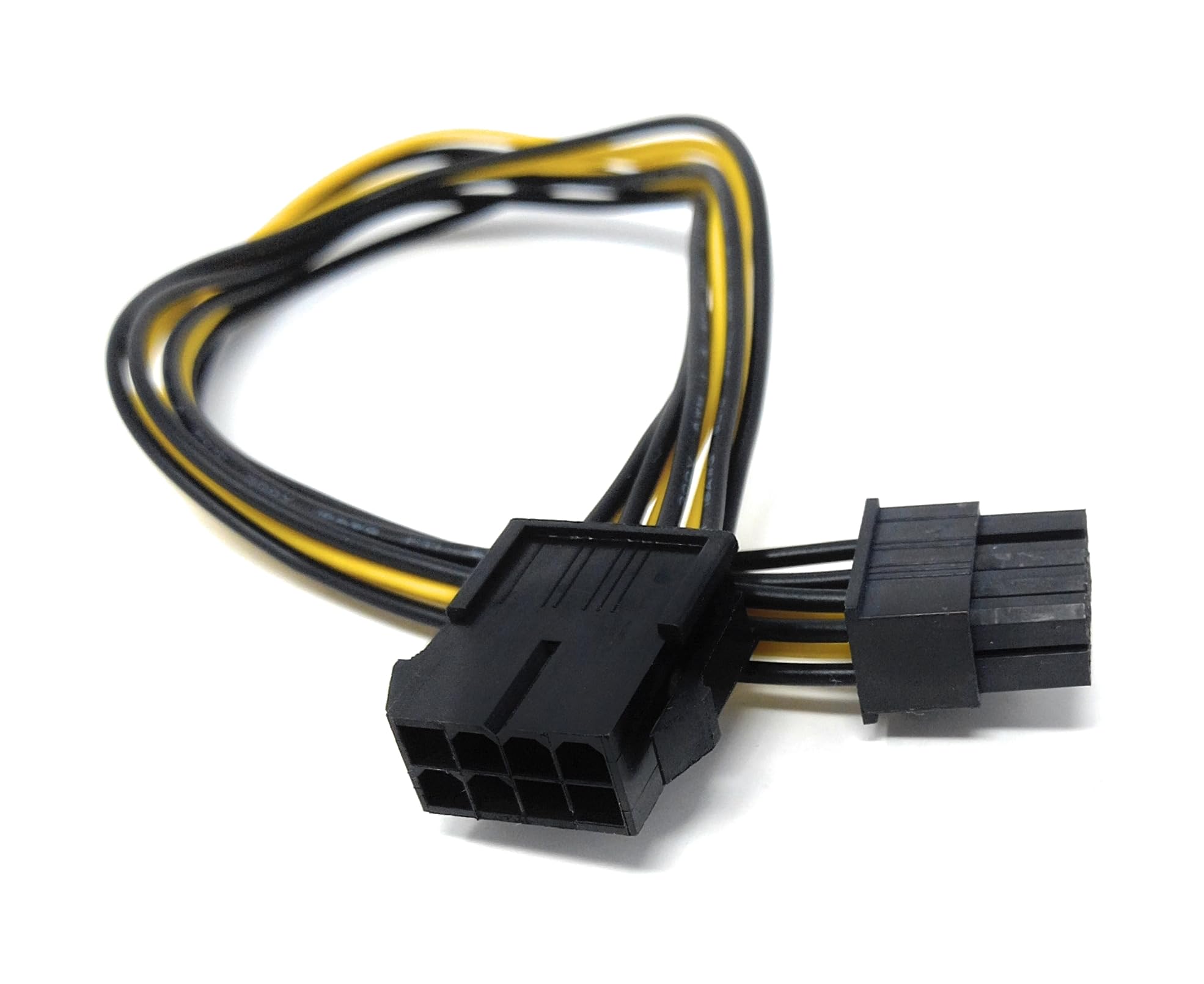 DRUT 30cm 8 PIN Male to 8 PIN Female PCI Express PCIE Power Graphics Card Extension Cable