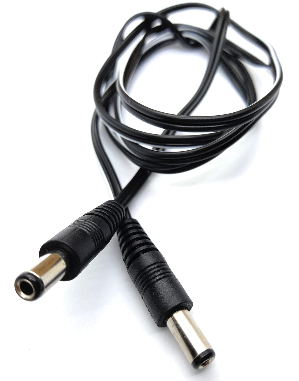 DRUT 2.5mm x 5.5mm Male to Male Power DC Connector Cable Lead for CCTV Camera, LED Lights