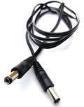 DRUT 2.5mm x 5.5mm Male to Male Power DC Connector Cable Lead for CCTV Camera, LED Lights