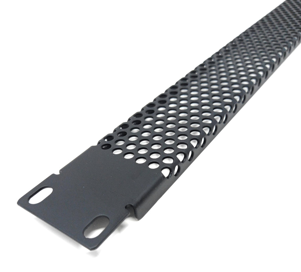 1U Mesh Vented Blanking Plate – Metal Panel for 19-Inch Rack, Server Cabinet, Network Enclosure, Improves Airflow & Cable Management