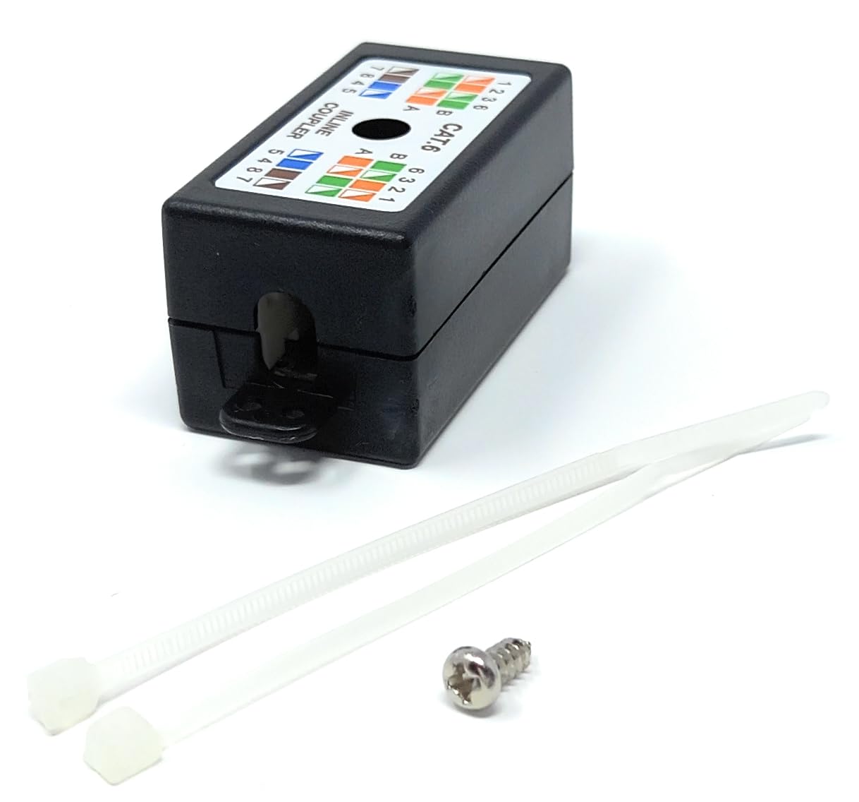 DRUT CAT6 Inline PunchDown Krone Coupler, Cable Joiner for CAT 6 Ethernet Network Cables