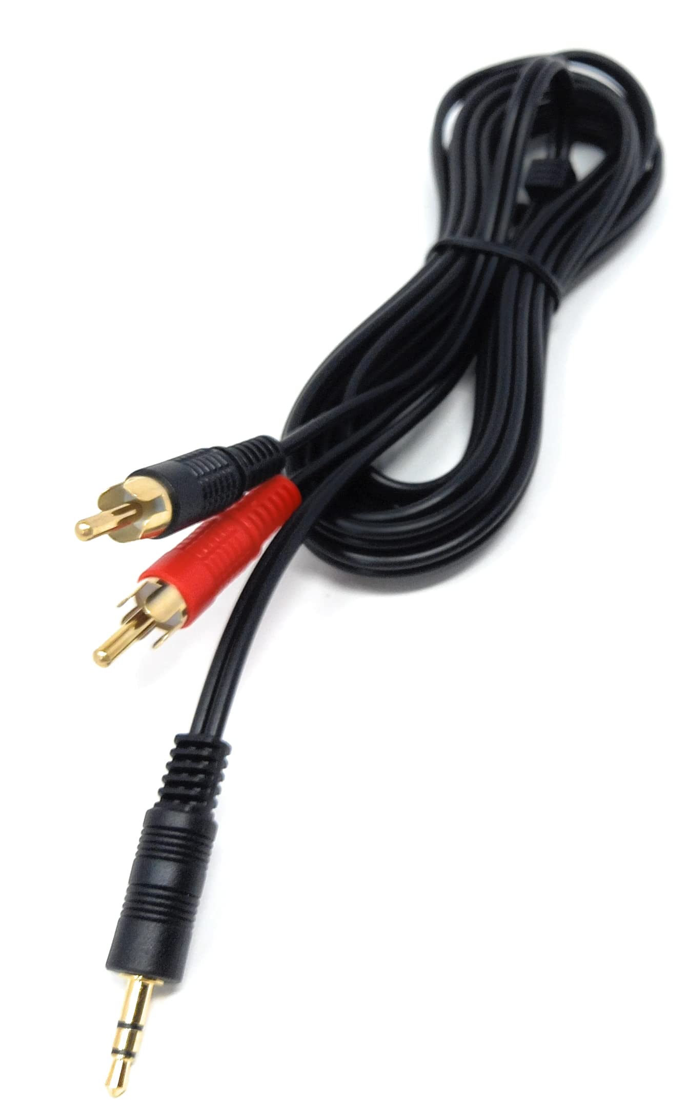 DRUT 3.5mm to Twin RCA Stereo Aux Phono Audio Cable Mini Jack Lead Cord Y Splitter Headphone Cord RCA Y Splitter Adapter