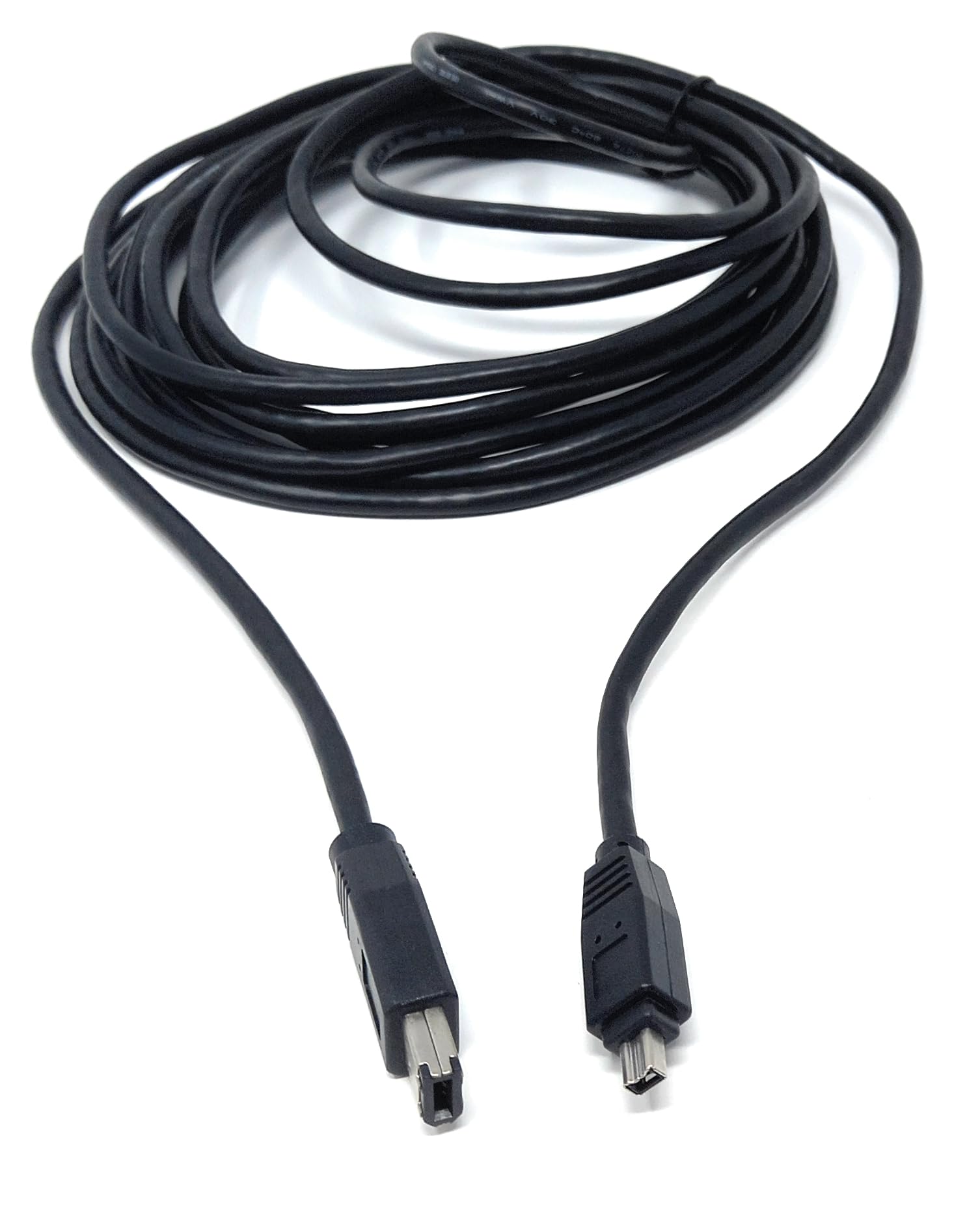 DRUT Firewire 6 Pin to 4 Pin Male Cable (400 IEEE 1394) Lead for Connecting Digital Camera, Camcorders to a PC or Laptop