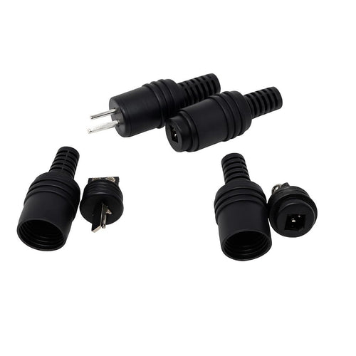 2 DIN Plug and Socket Set – 2x Male & 2x Female Hi-Fi Speaker Connectors – Screw Terminal Audio Cable Ends – Classic DIN Style for Amplifiers, Vintage Stereo, Audio Equipment