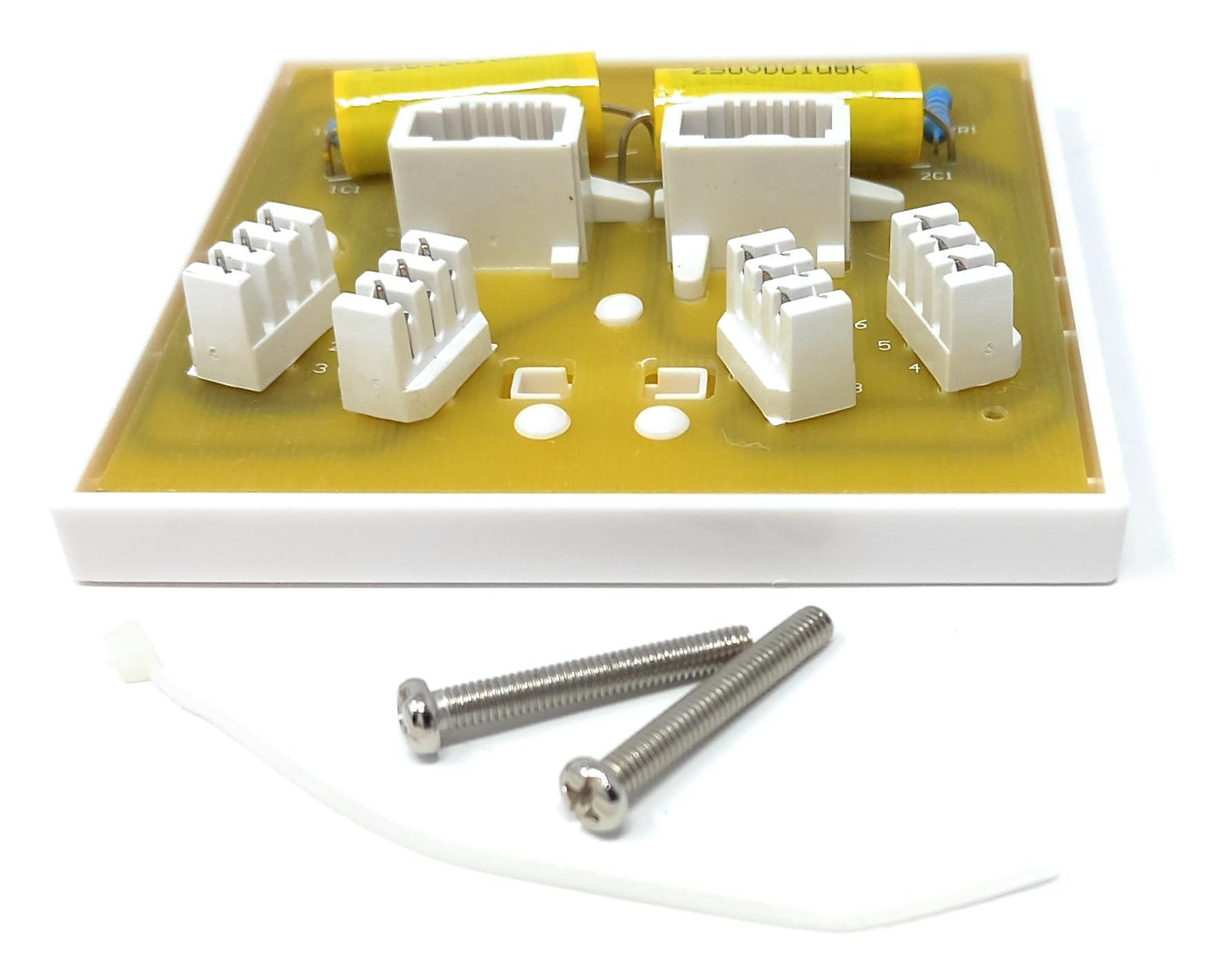 DRUT Twin BT Master Telephone Flush Mounting PSTN IDC Wall Double Socket (4/1A)