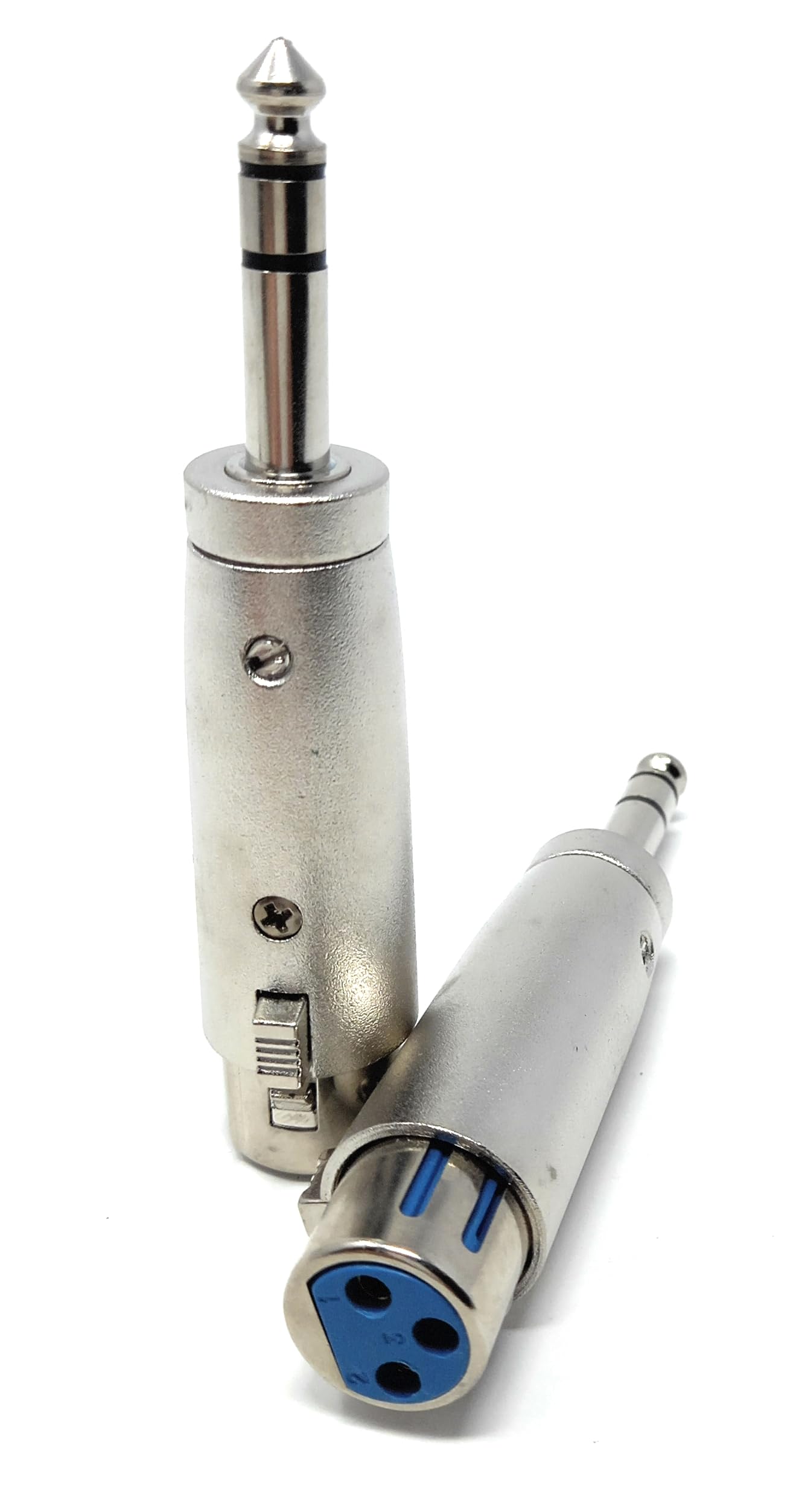 DRUT 6.35mm Stereo Jack to XLR Socket Adapter, Music Instruments, Microphone Cable Converter