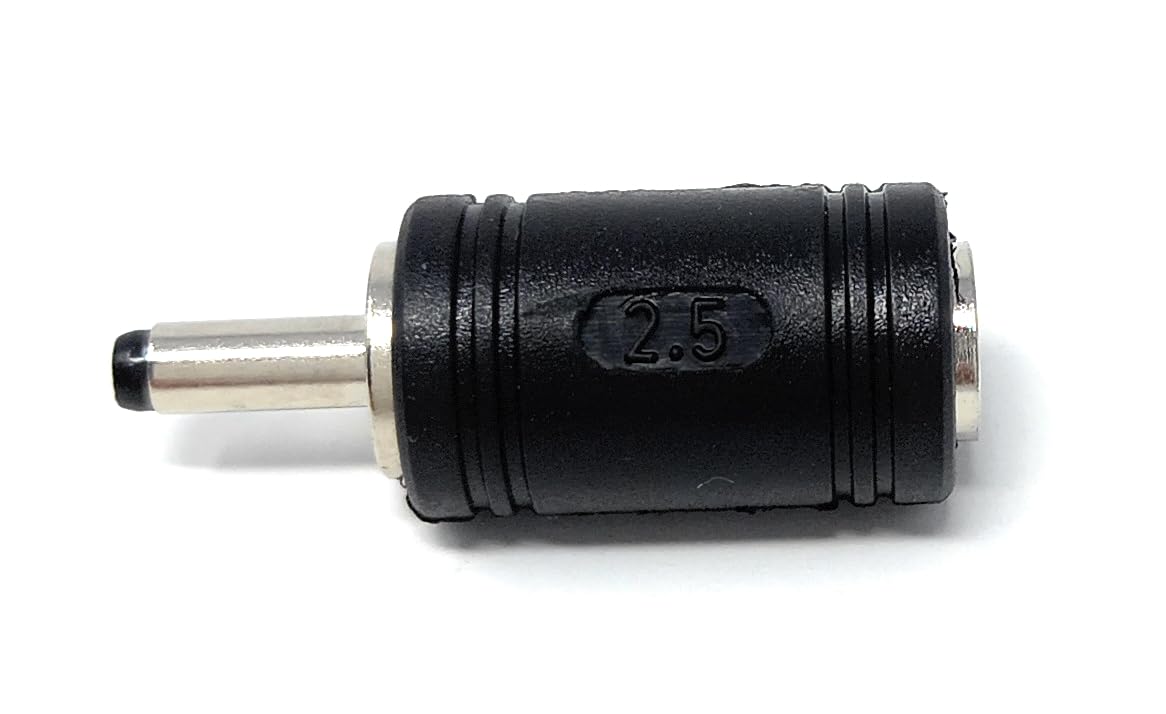 3.5mm x 1.3mm Plug to 5.5 x 2.5mm DC In Line Socket DC Jack Plug Cable Lead Converter