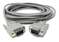 DRUT Serial 9-Pin Male to Male Cable (DB9 to DB9) – RS-232 Lead for Computer, Monitor, EGA & Serial Connectivity (VGA 9pin)