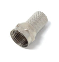 DRUT F-Type Twist-On Male Connectors Plugs For 6.5mm Coaxial Aerial RG6 Cable, Adapter