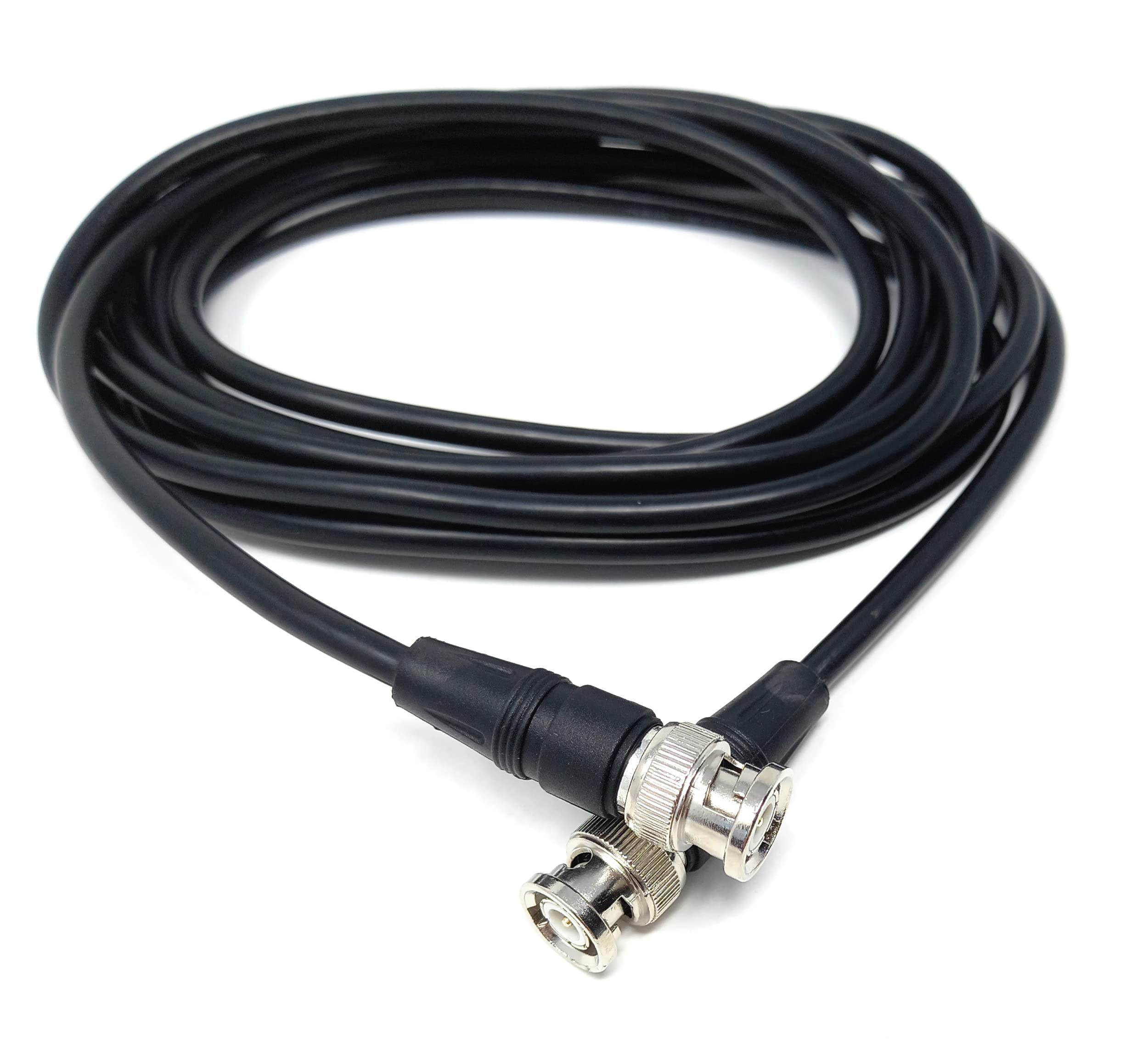 DRUT BNC Male to BNC Male Coax Lead 50 Ohm RG58/58U Coaxial Cable for Analogue and Serial Digital Interface Video Signals and CCTV Camera Equipment