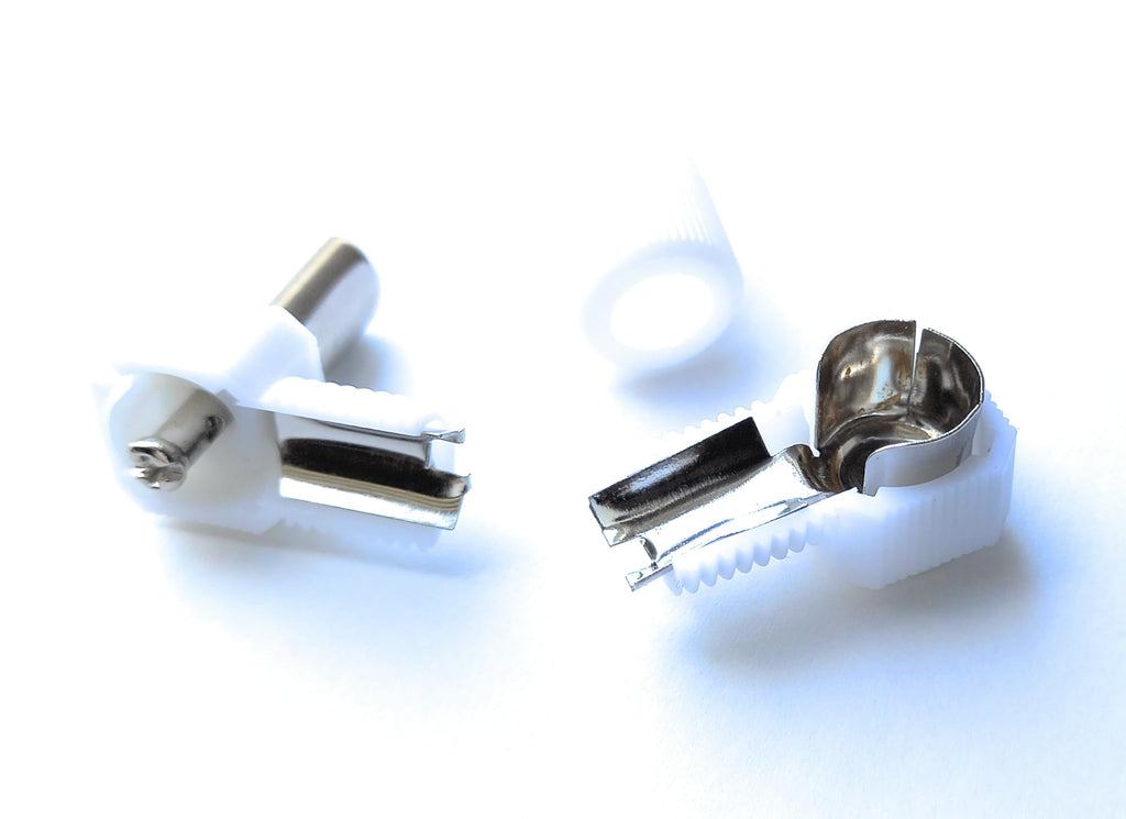 DRUT Right Angle RF TV Coax Plug Adapter for TV Aerial Antenna Cables - Screw Connection, No Soldering Required