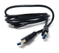 USB to USB 3.0 A Male to Male Lead 5 Gbit/s (625 MB/s), 10 Times Faster Than USB 2.0, SuperSpeed Data Transfer Cable
